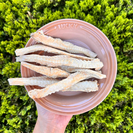 Freeze-Dried Monkfish Bones