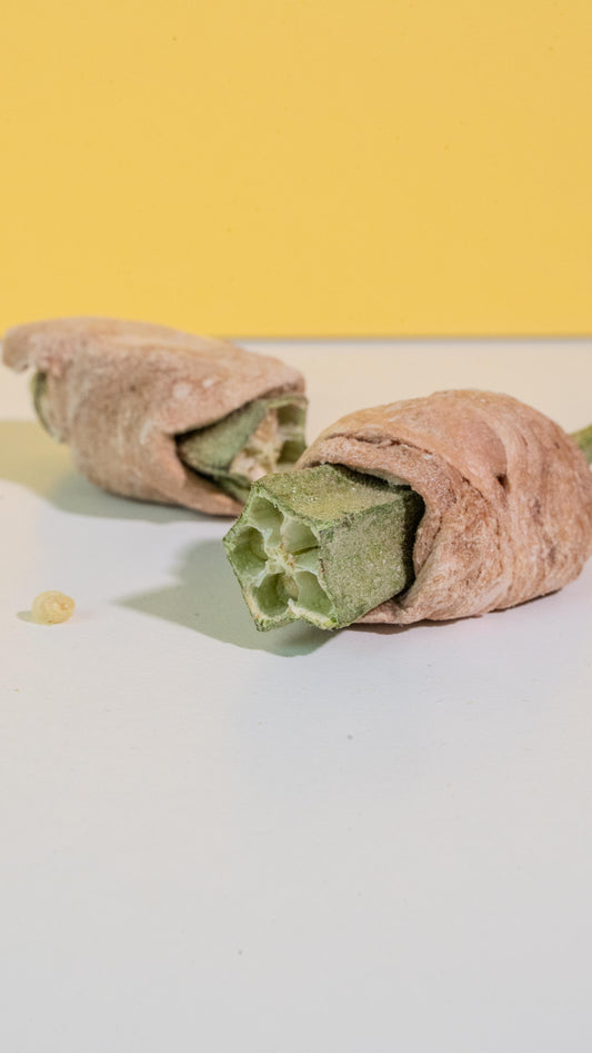 Chicken-Wrapped Okra Sticks